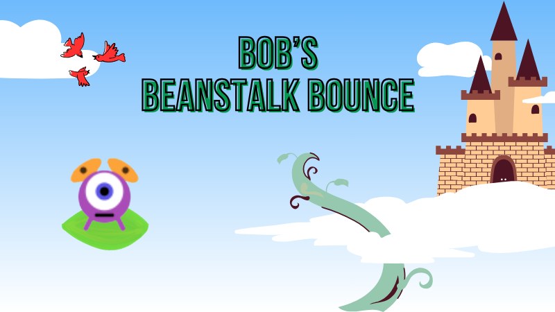 Bob's Beanstalk Bounce gameplay screenshot